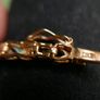 Sterling Silver 925 Bracelet Gold Plated CZ and Blue Sapphire Image 7