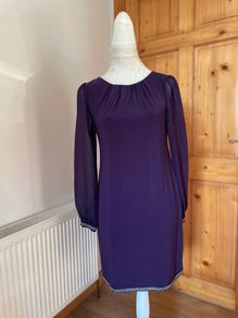Billie & Blossom Purple occasion dress size 12 - New without tags