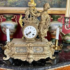 Antique Victorian French Mantel Clock