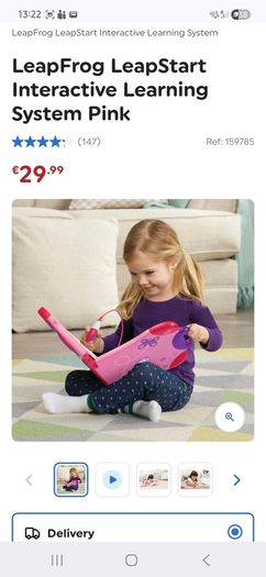 LEAPFROG LeapStart Interactive Book Case - Pink