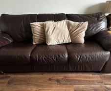 3 peice leather suite furniture