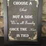 Vintage Wedding Signs (Free Postage and Packaging) Image 2