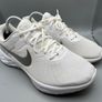 Nike Womens Revolution 6 NN White/Metallic Silver Training Shoes Size 8 EU 42.5 Image 4