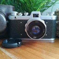 Zarya FED Serviced Refurbished Old USSR Soviet Russian 35mm Analog, Cla Classic Retro M39 Leica Copy Thread Mount film camera, 0121024