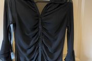 Black Chiffon Blouse