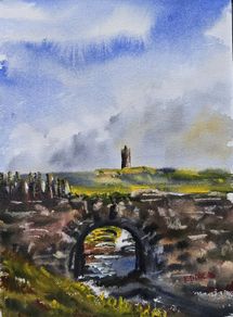 doonagore castle watercolour