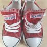 junior CONVERSE ALL STAR glitter Red Size UK 7 EU 27 girls Image 10