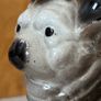 Antique  Ceramic Pug Dog Figurine Image 7