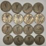 Ireland Cu-Ni 1951-1968 Mixed Date 16 Florin All in Great Condition Image 2