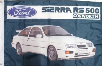 Ford Sierra RS Cosworth 500 white flag.