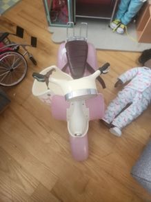 our generation Moped and helmet