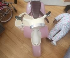 our generation Moped and helmet