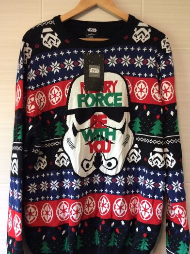 Star Wars Christmas Jumper. Official Star Wars Merch. Brand New With Tags. Collect In Dublin Or Receive Via Post.
