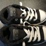 Black fleece lined converse Image 3
