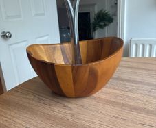 Nambe acacia fruit tree bowl