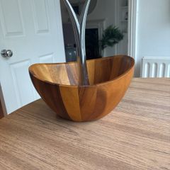 Nambe acacia fruit tree bowl