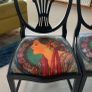 Art Nouveau 2 chairs Image 3