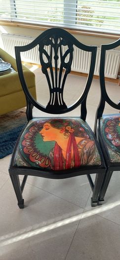 Art Nouveau 2 chairs