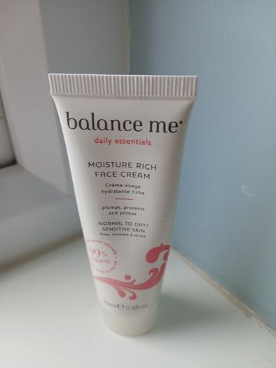 Balance Me Moisture Rich Face Cream, 25ml, new