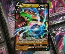 Rayquaza V ! Ultra Rare ! from Evolving Skies Set ! 2021 ! Pokemon Card !