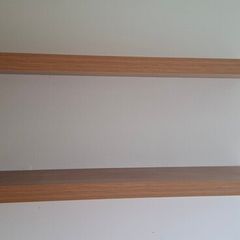 Pair of IKEA LACK Floating Shelves (Oak Effect)