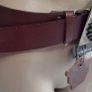 RIVER ISLAND brown genuine leather belt with embellished buckle - Sz M-L  Bnwt - Rrp 32 Image 5
