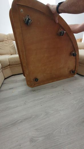 solid wood raising coffee table