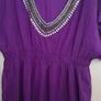 Scarlett &jo Purple Sequin Dress Size 24 Image 2