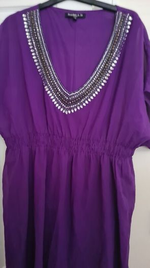Scarlett &jo Purple Sequin Dress Size 24