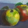 Two still life apples scene Image 2