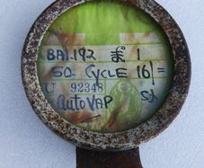 Vintage Cyclemaster Motorcycle tax Disc & Holder
