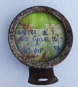 Vintage Cyclemaster Motorcycle tax Disc & Holder