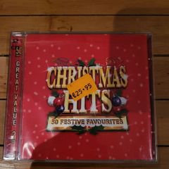 Christmas Hits, 50 Festive Favourites, 2 CD Set Telstar TV, BMG, early 2000s