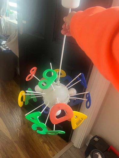 Children room ceiling light