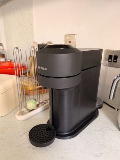 Nespresso Coffee Machine + Capsules Display