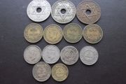 British West Africa. A Lot of 13 coins (1939-2052)