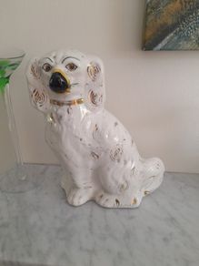 antique staffordshire dog