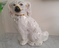 antique staffordshire dog