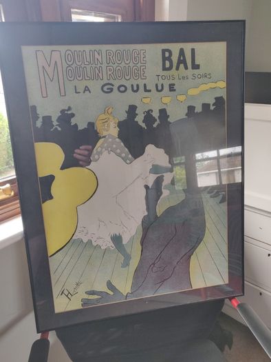 Moulin Rouge Framed Poster, tones are lovely on the poster.