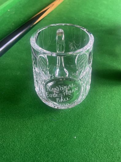 6 Crystal Jug Glasses