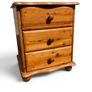 Chest of Drawers and Bedside Locker - Pine Image 5