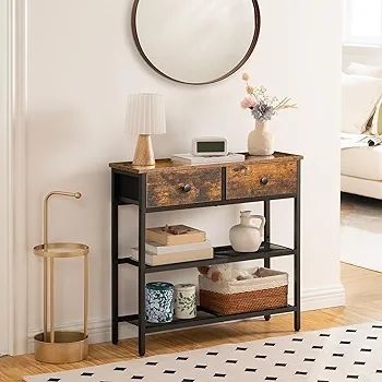 Small storage on sale console table