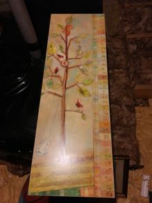 Kids canvas "grow with a tree"