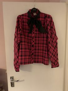 vintage taffeta blouse