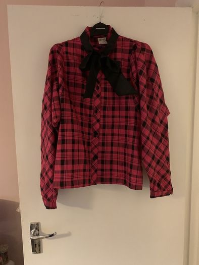 vintage taffeta blouse