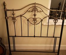 Free metal double headboard