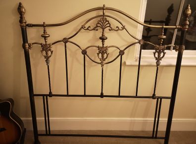 Free metal double headboard