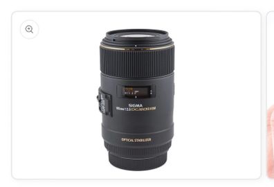 Sigma 105mm f2.8 Macro lens
