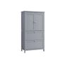 Bathroom cabinet with 2 doors and 2 drawers white Image 7