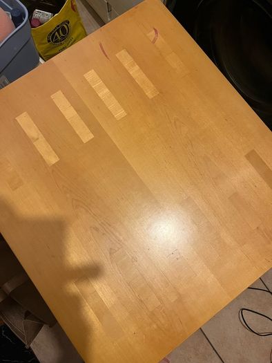 Beech side table